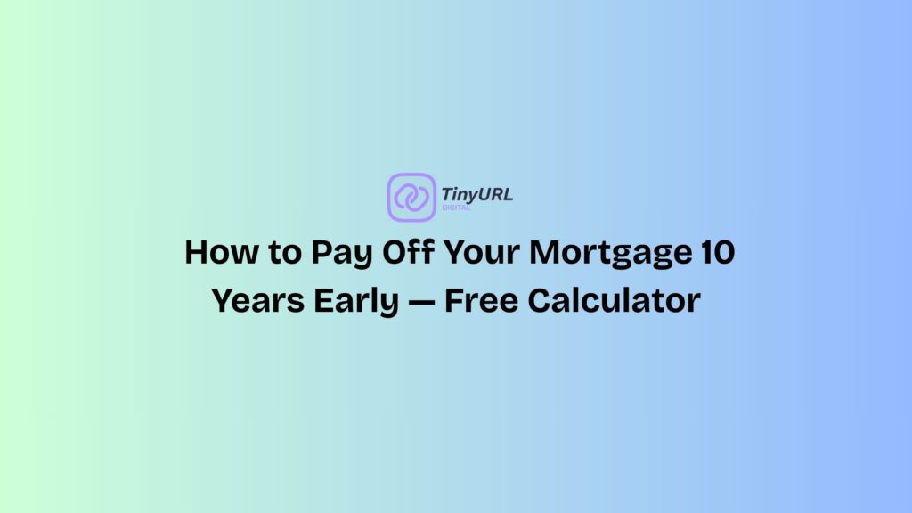 pay off mortgage early